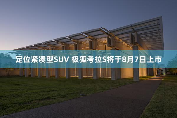 定位紧凑型SUV 极狐考拉S将于8月7日上市