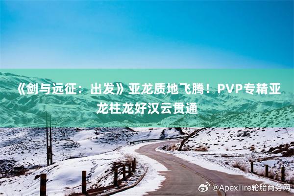 《剑与远征：出发》亚龙质地飞腾！PVP专精亚龙柱龙好汉云贯通