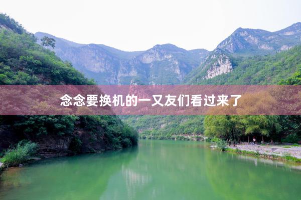 念念要换机的一又友们看过来了